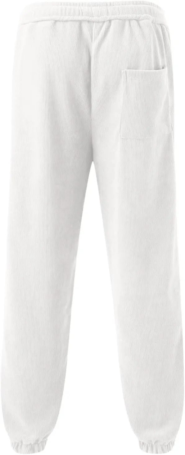 Sweatpant for Men with Pockets Sweatpants Workout Sports Running Pant Zipper Pockets Pants for Men with Zipper Casual