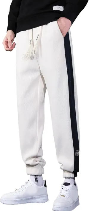 Sweatpant for Men with Pockets Sweatpants Workout Sports Running Pant Zipper Pockets Pants for Men with Zipper Casual