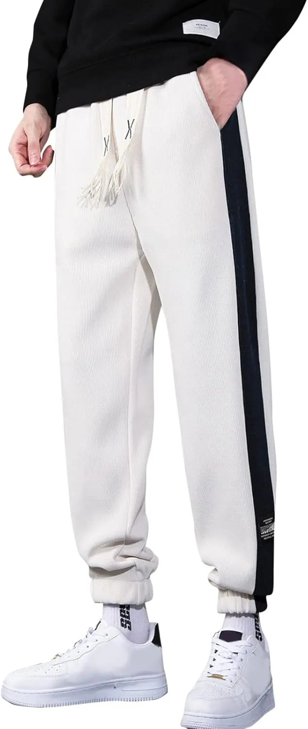 Sweatpant for Men with Pockets Sweatpants Workout Sports Running Pant Zipper Pockets Pants for Men with Zipper Casual