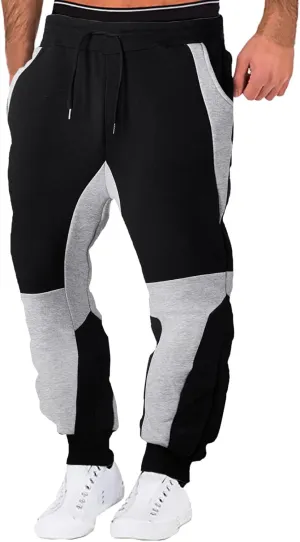 Sweatpants for Men with Pockets Pant Men's Casual Elastic Waist Drawstring Work Jogger Pants with Pockets Mens Casual