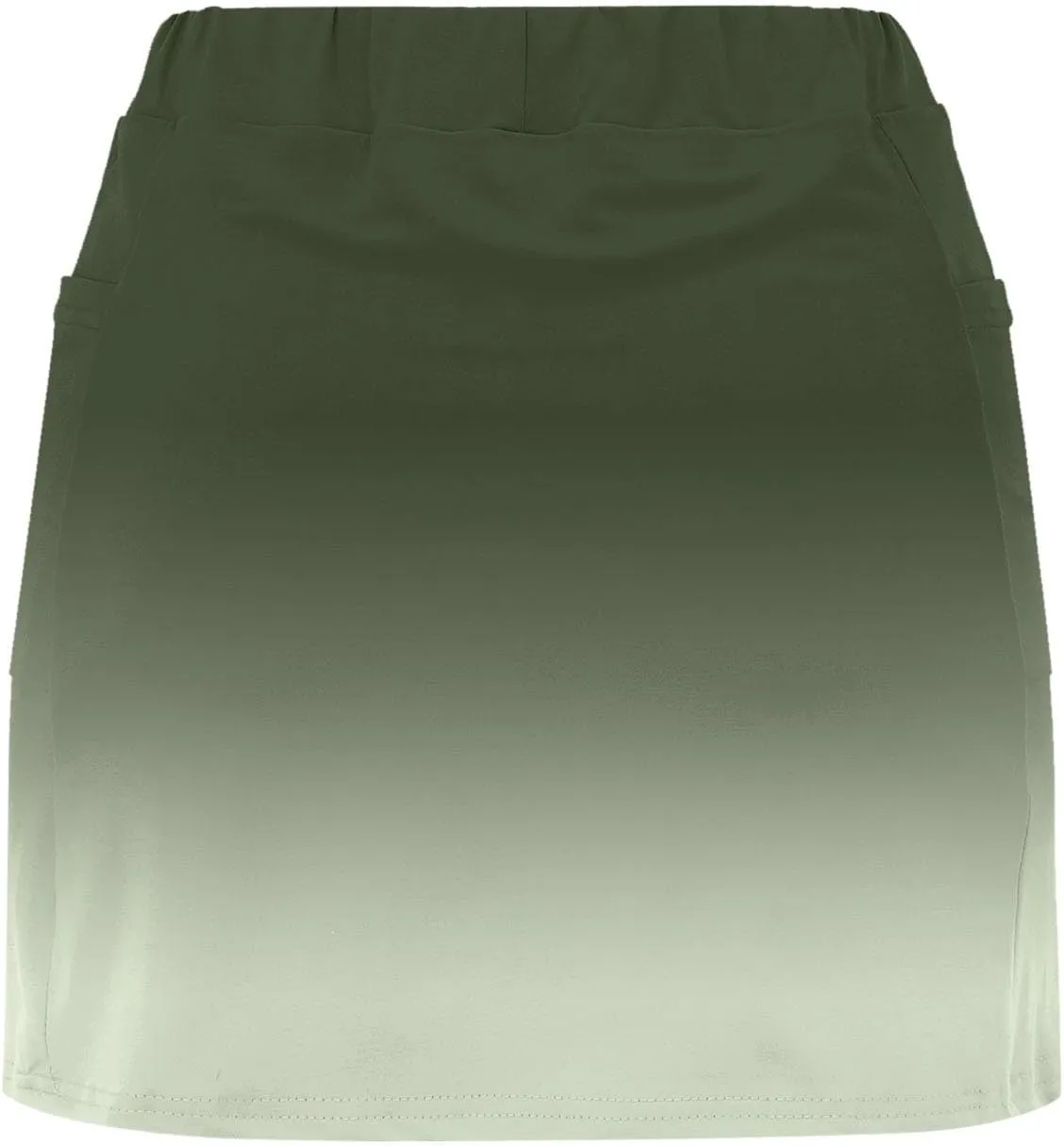 Tennis Skorts for Women with Pockets Casual Gradient Tummy Control Athletic Skirts with Shorts Summer Yoga Clothes