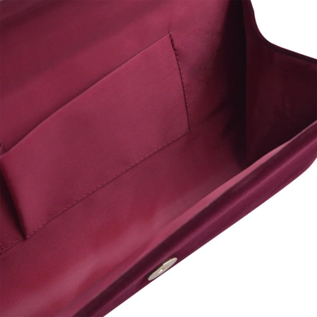 TrendsBlue Elegant Solid Color Velvet Clutch Evening Bag Handbag - Diff Colors