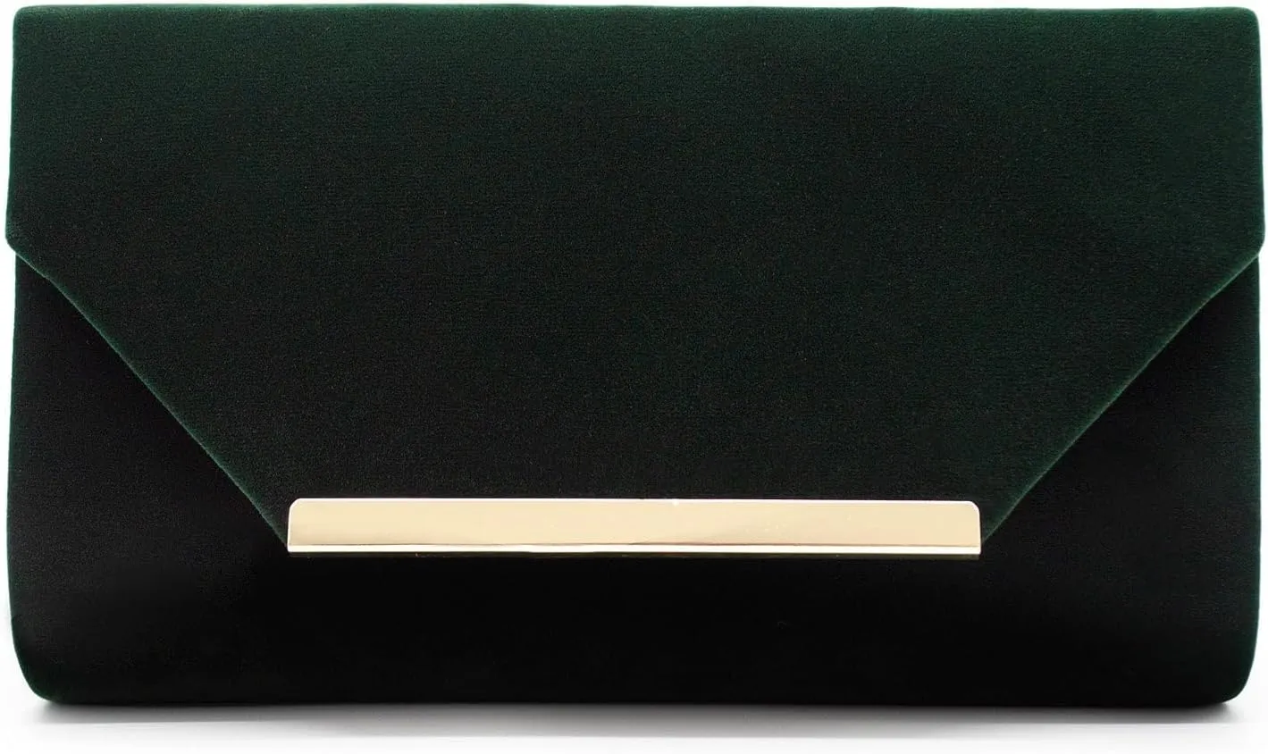 TrendsBlue Elegant Solid Color Velvet Clutch Evening Bag Handbag - Diff Colors