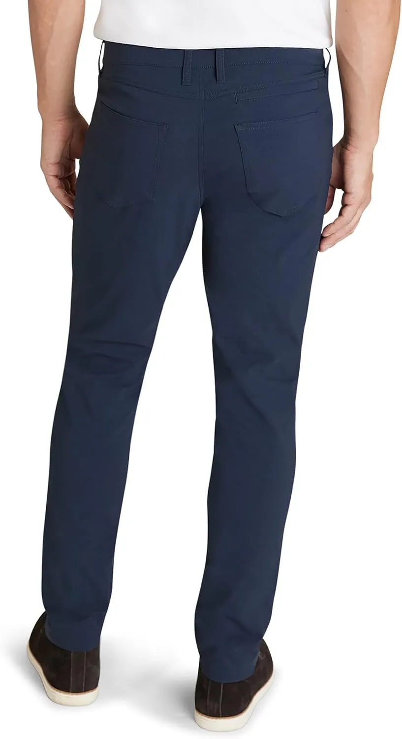 Weatherproof Vintage Hiking Pants - Men Straight Slim Fit Chino Mens Travel Pant, Lightweight Stretch Casual Pants for Men