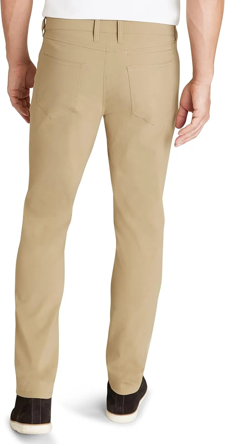Weatherproof Vintage Hiking Pants - Men Straight Slim Fit Chino Mens Travel Pant, Lightweight Stretch Casual Pants for Men