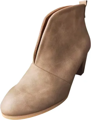 Women Black Pu Chunky Heel Ankle Boots White Mountain Ankle Boots for Women Black Ankle Boots for Women Size 8 Wide Width Shoes for Women Sandals Vintage Ankle Boots Men