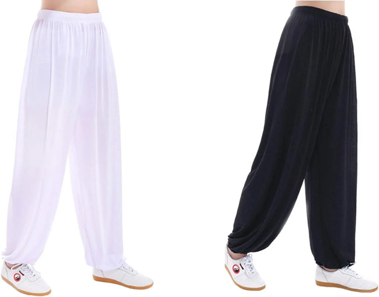 Women Plus Size Super Soft Harem Pants Modal Yoga Pants Elastic Pilates Pants