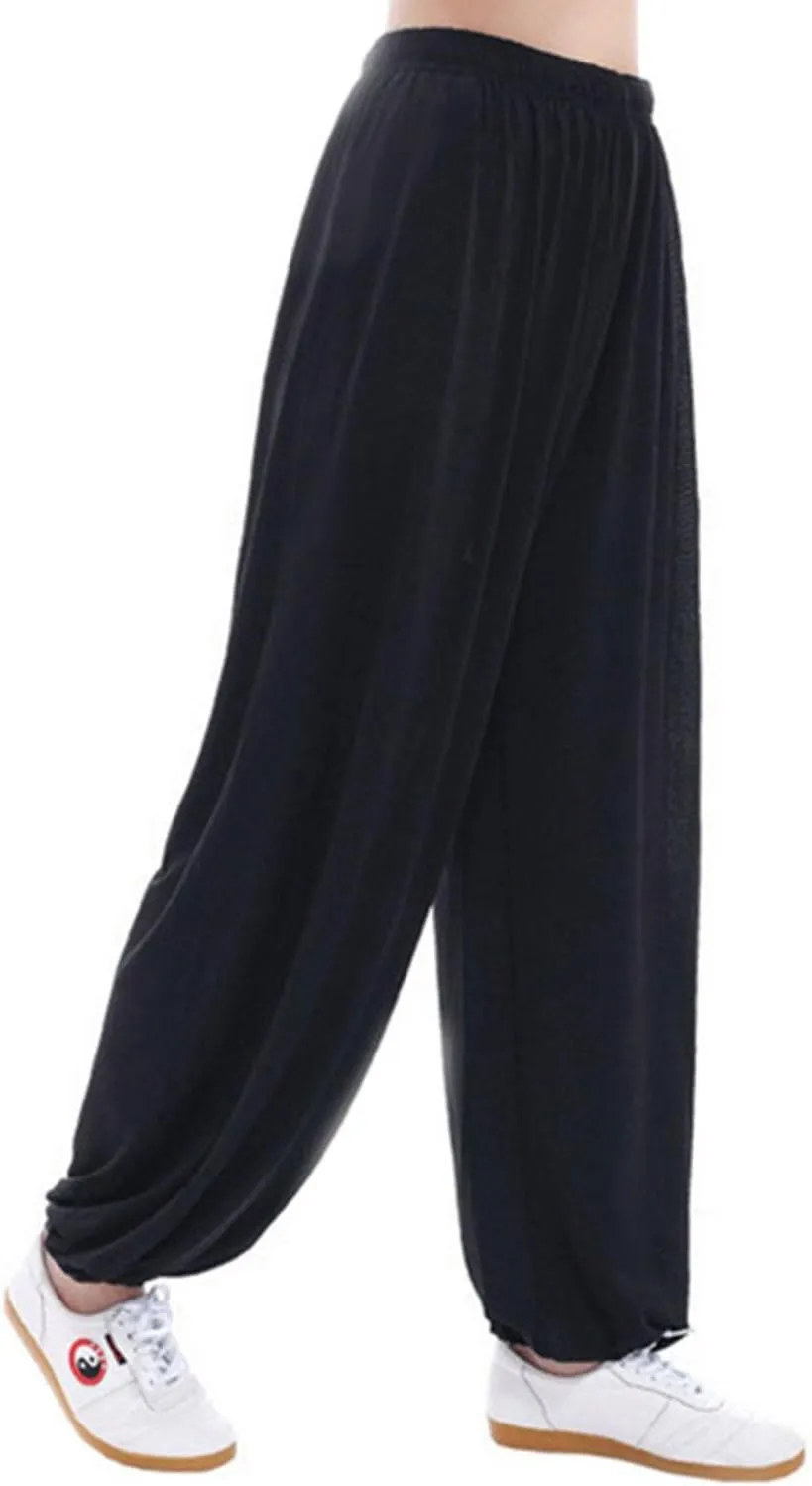 Women Plus Size Super Soft Harem Pants Modal Yoga Pants Elastic Pilates Pants
