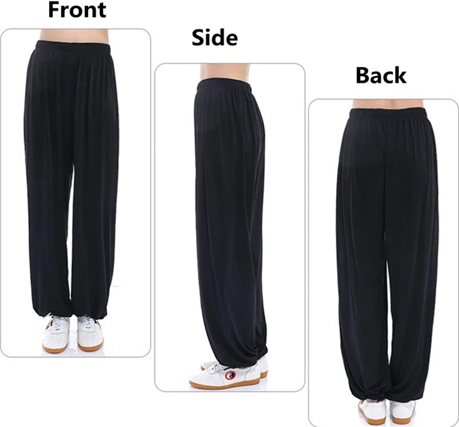 Women Plus Size Super Soft Harem Pants Modal Yoga Pants Elastic Pilates Pants