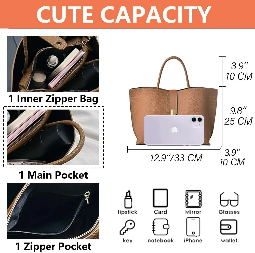 Women Trendy Tote Bags Vegan Leather Shoulder Vintage Hobo Purses Casual Crossbody Handbags