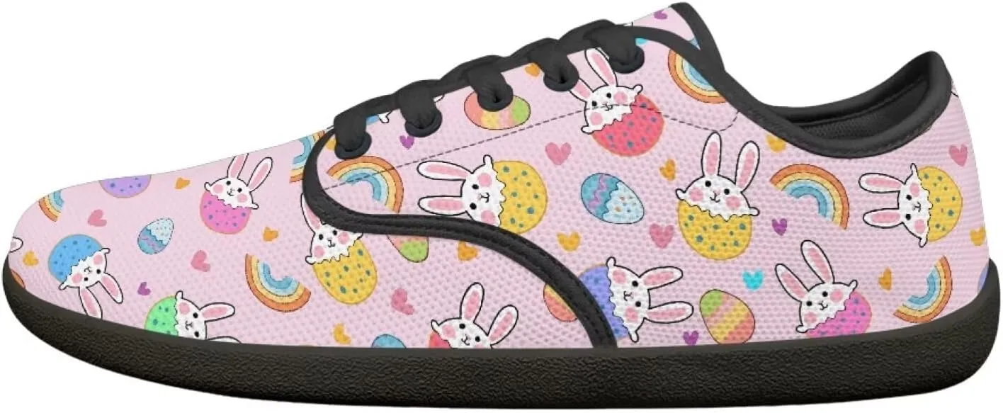 Womens Easter Barefoot Shoes Casual Wide Toe Lace Up Sneakers Non Slip Zero Drop Walking Running Footwear