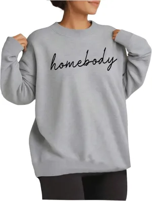 Women's Plus Size Long Sleeve Letter Graphic Sweatshirts Drop Shoulder Crewneck Pullover Sweatshirts