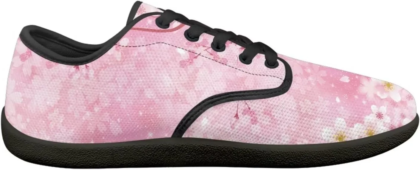 Women's Wide Toe Box Barefoot Shoes Zero Drop Lace Up Casual Sneakers Breathable Fashion Walking Footwear