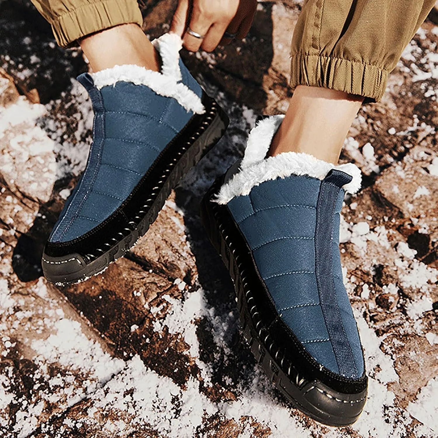 Womens Winter House Shoes with Arch Support Cute Boots for Girls Black Fluffy Boots Fuzzy Boots Womens Womens Snow Boots Size 10 White Early Prime of Day Deals