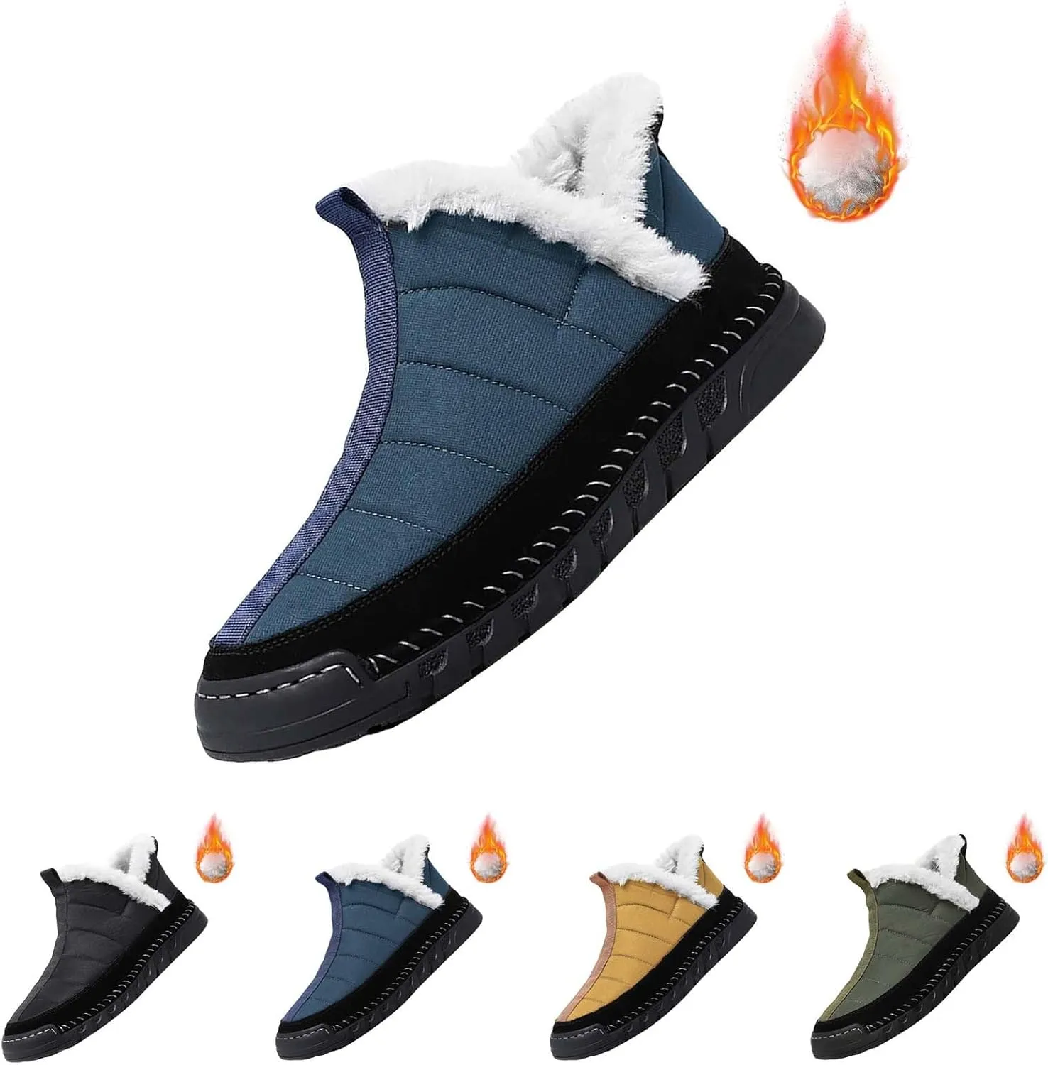 Womens Winter House Shoes with Arch Support Cute Boots for Girls Black Fluffy Boots Fuzzy Boots Womens Womens Snow Boots Size 10 White Early Prime of Day Deals