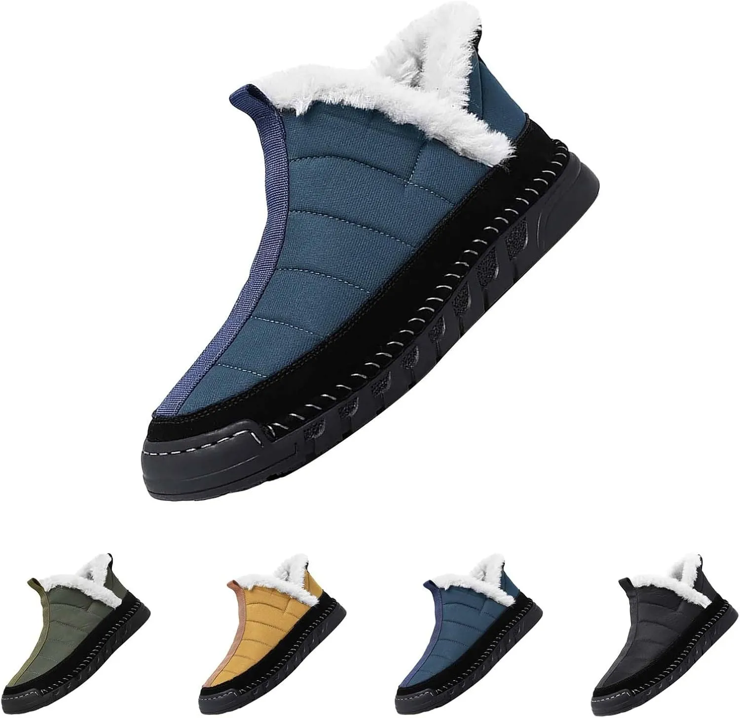 Womens Winter House Shoes with Arch Support Cute Boots for Girls Black Fluffy Boots Fuzzy Boots Womens Womens Snow Boots Size 10 White Early Prime of Day Deals