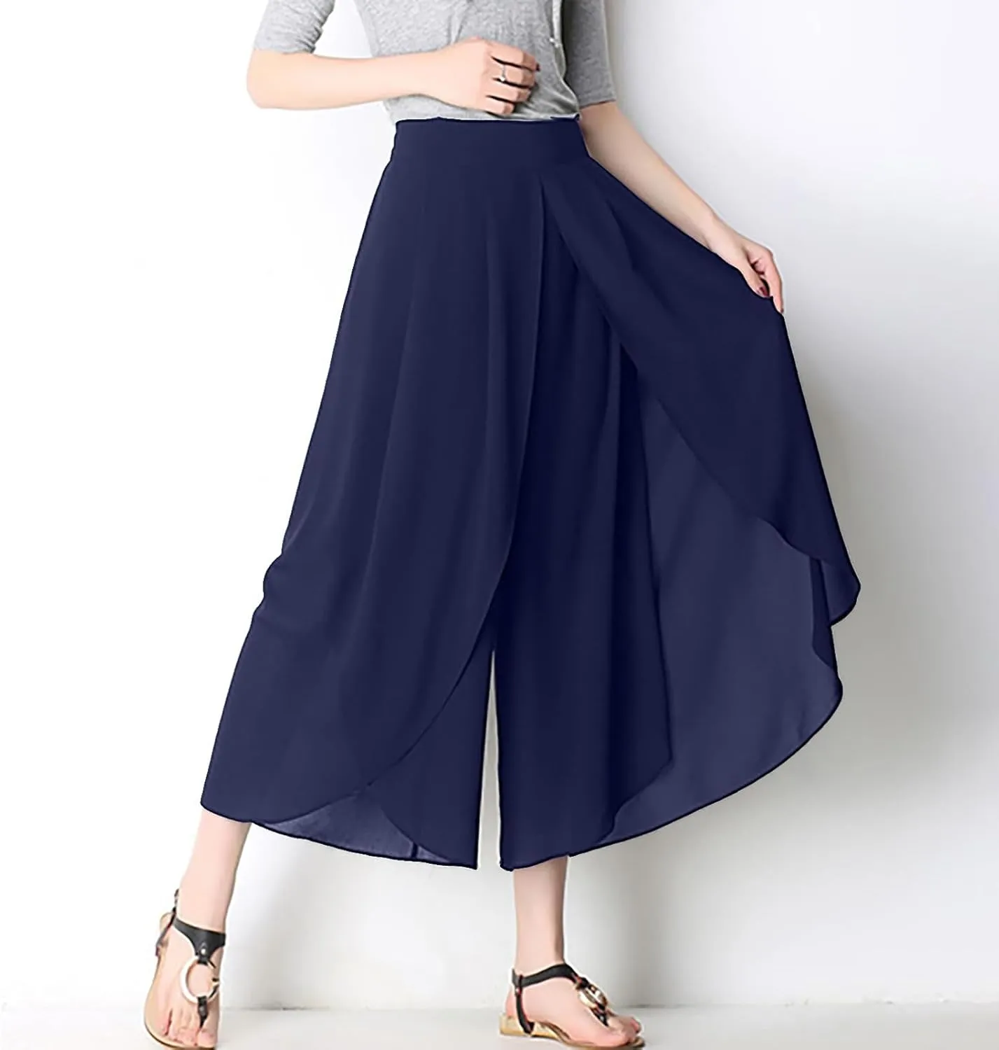 YOLAI Dance Pants for Women Flowy Women's High Waist Wide Leg Pants Casual Trousers Sweatpants Lounge Wear Fashion