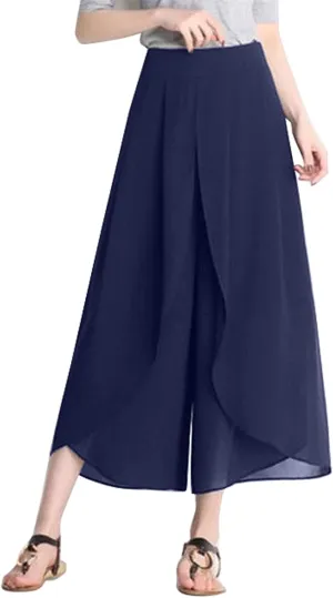 YOLAI Dance Pants for Women Flowy Women's High Waist Wide Leg Pants Casual Trousers Sweatpants Lounge Wear Fashion