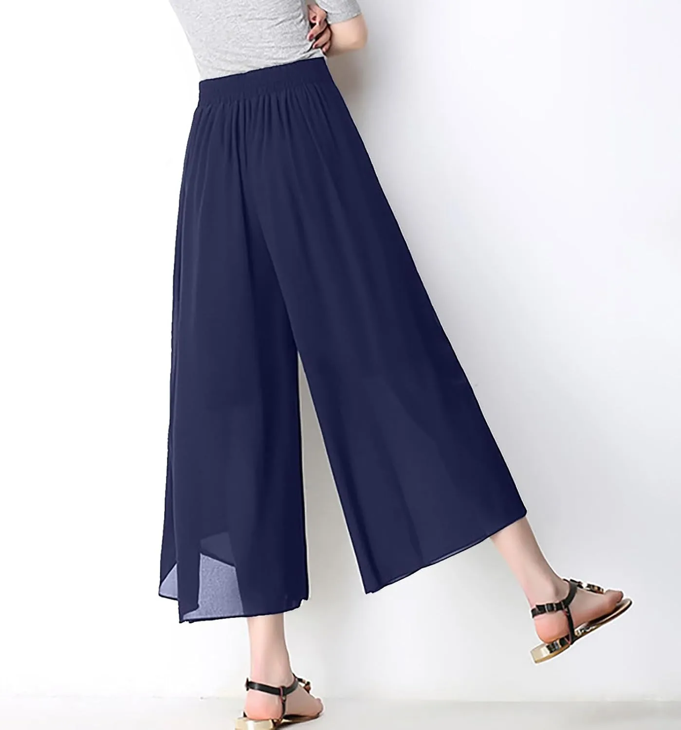YOLAI Dance Pants for Women Flowy Women's High Waist Wide Leg Pants Casual Trousers Sweatpants Lounge Wear Fashion